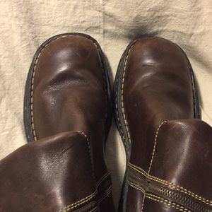 Knee high leather boots by Born